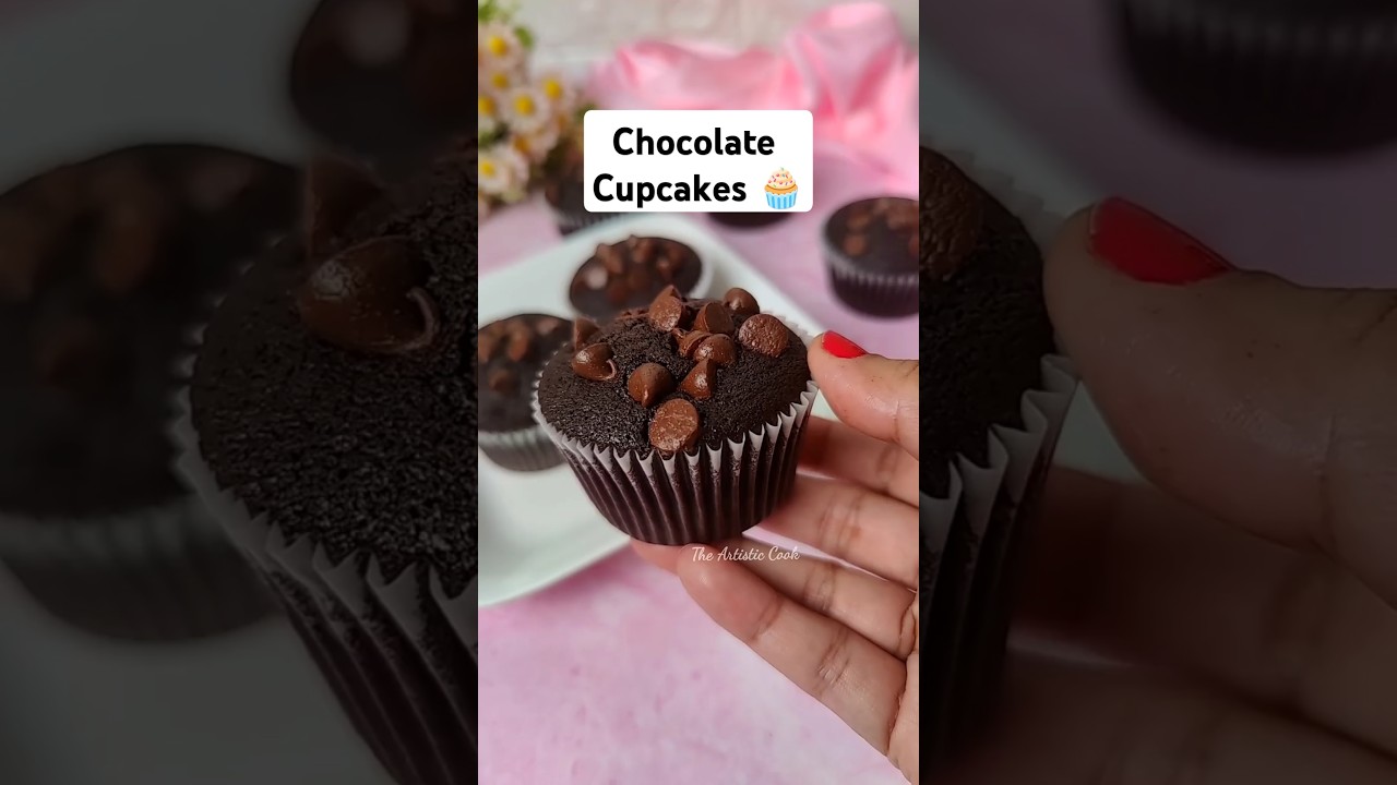 Chocolate Cupcakes Recipe👆💫😍 #shortsvideo #shortsfeed #shorts #youtubeshorts #ytshorts