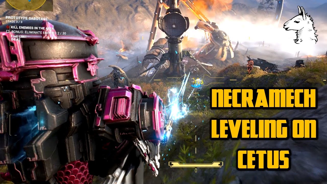 Let's Play Warframe (252) Necramech Leveling With Cetus Bounties