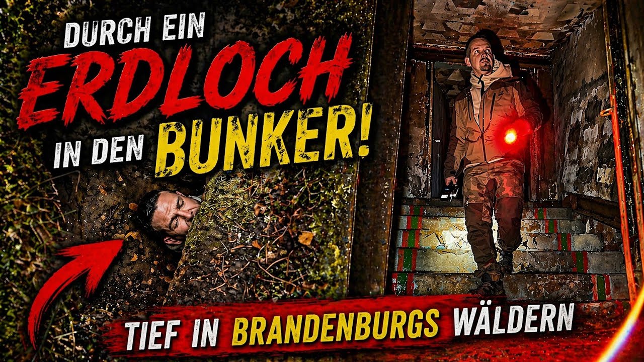 2 Bunker tief im Wald gefunden! KLAUSTROPHOBISCHER Einstieg 😱