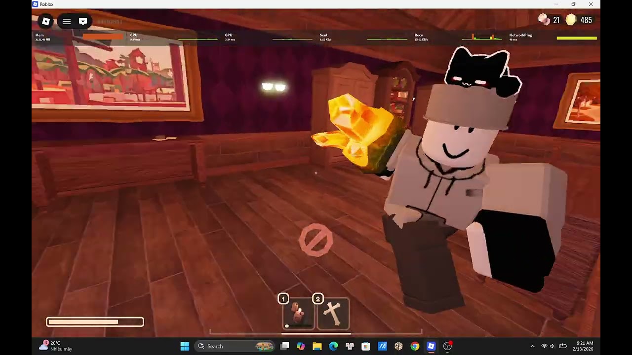 playing roblod door with frejnd