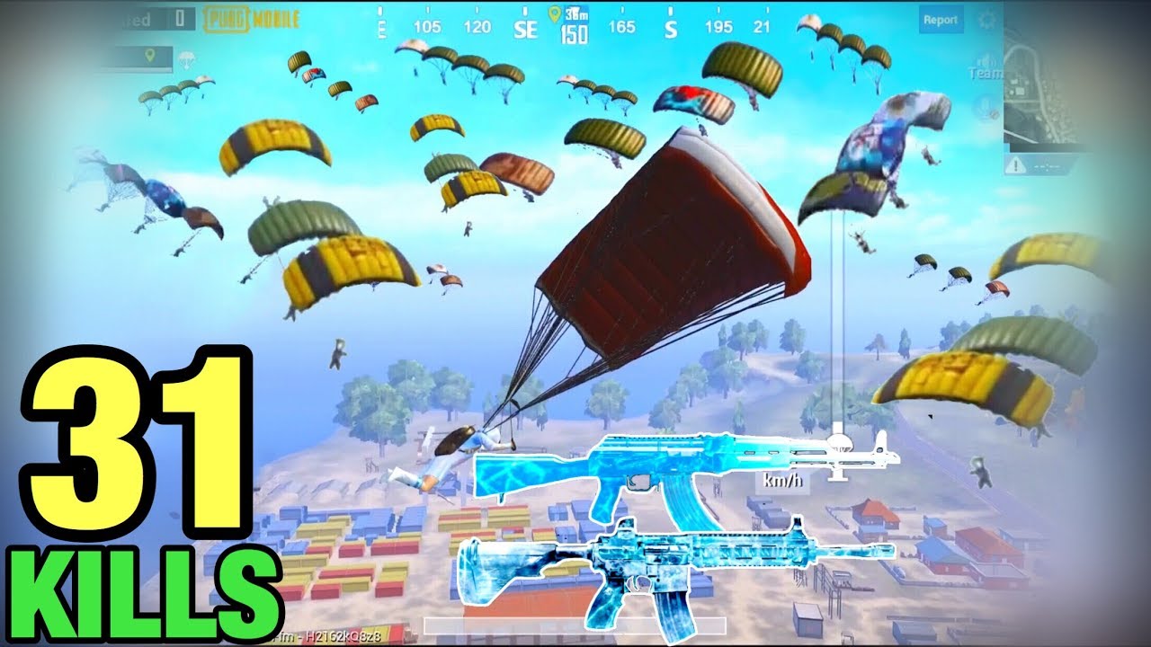 NEW LANDING IN NOVO!! | BEST SKIN GLACIER Lv7 AKM + M416 | PUBG MOBILE TACAZ