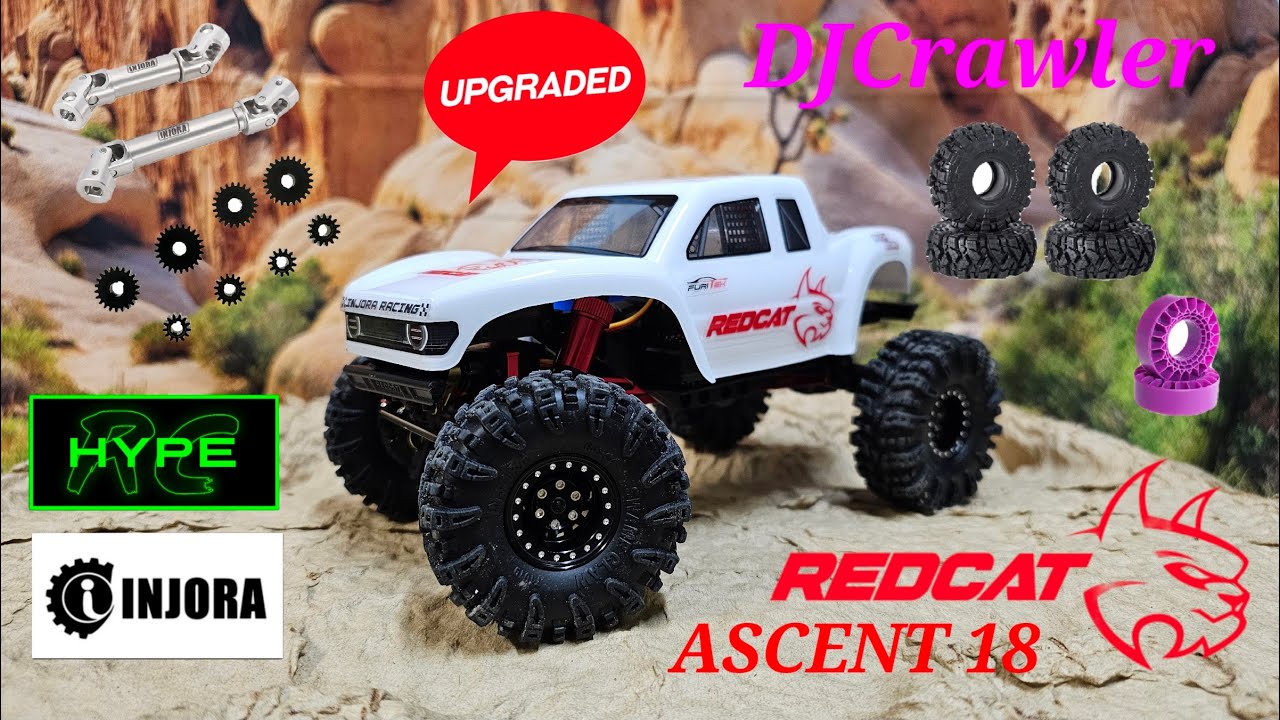 Redcat Ascent 18 comp rig INJORA, REDCAT, DJCrawler.