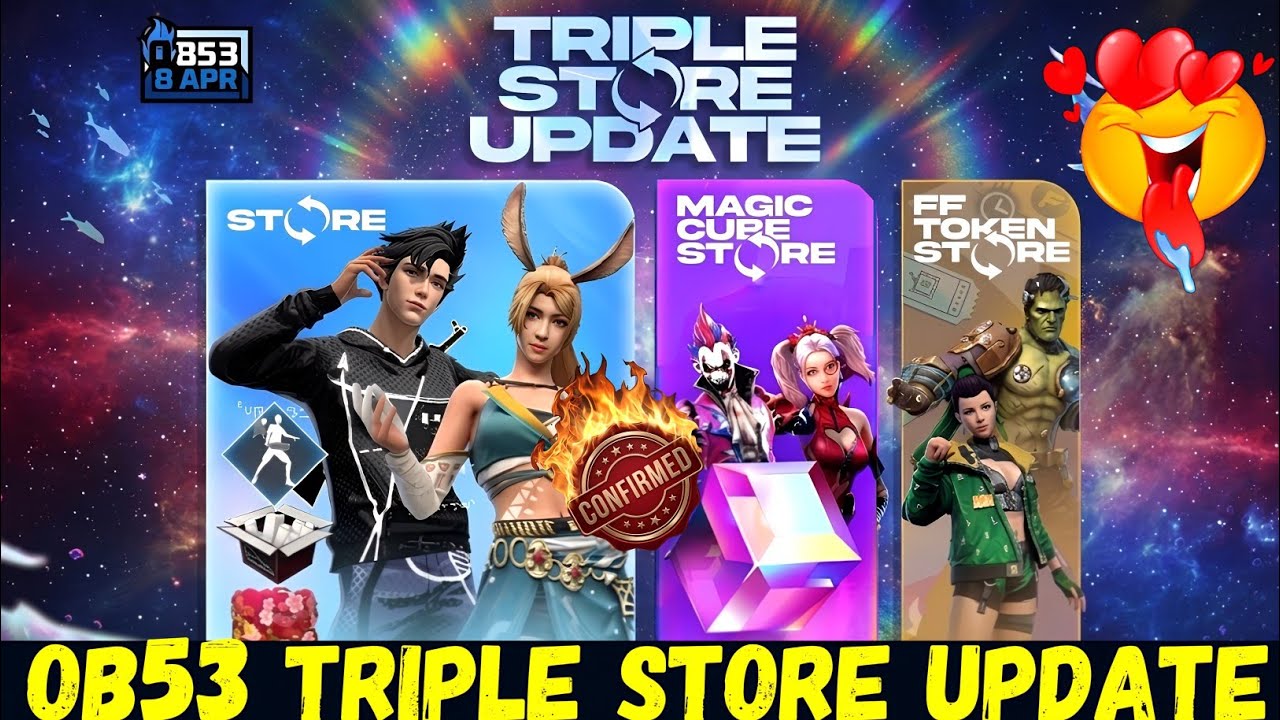 Triple Store Update Free Fire Ob53 Update New Magic Cube Bundle | Next FF Token New Update FF
