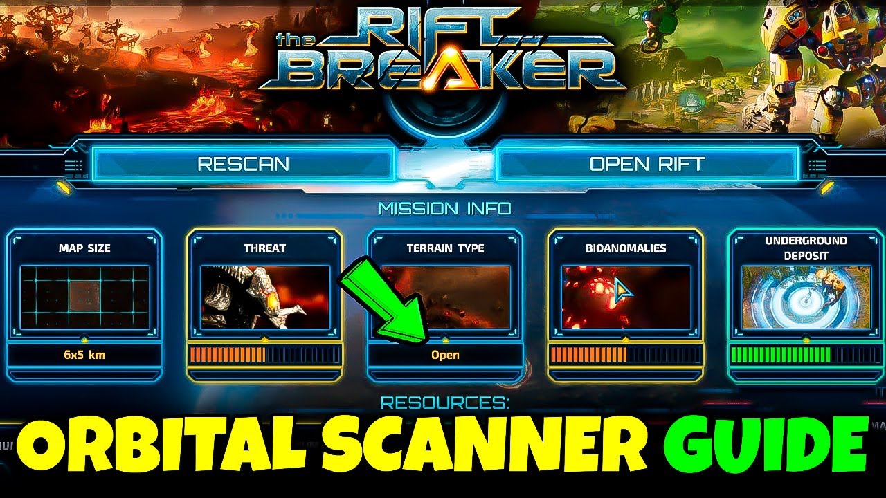 How To Find PERFECT BASE SPOT using Orbital Scanner // THE RIFTBREAKER
