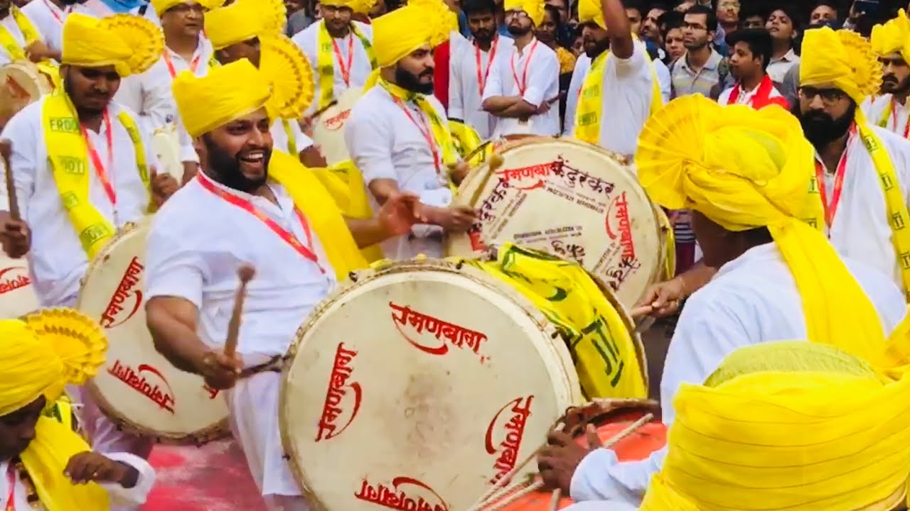 रमणबाग पथक - RAMANBAUG Dhol Tasha Pathak 2019 | KASABA GANAPATI | VISARJAN MIRAVNUK PUNE