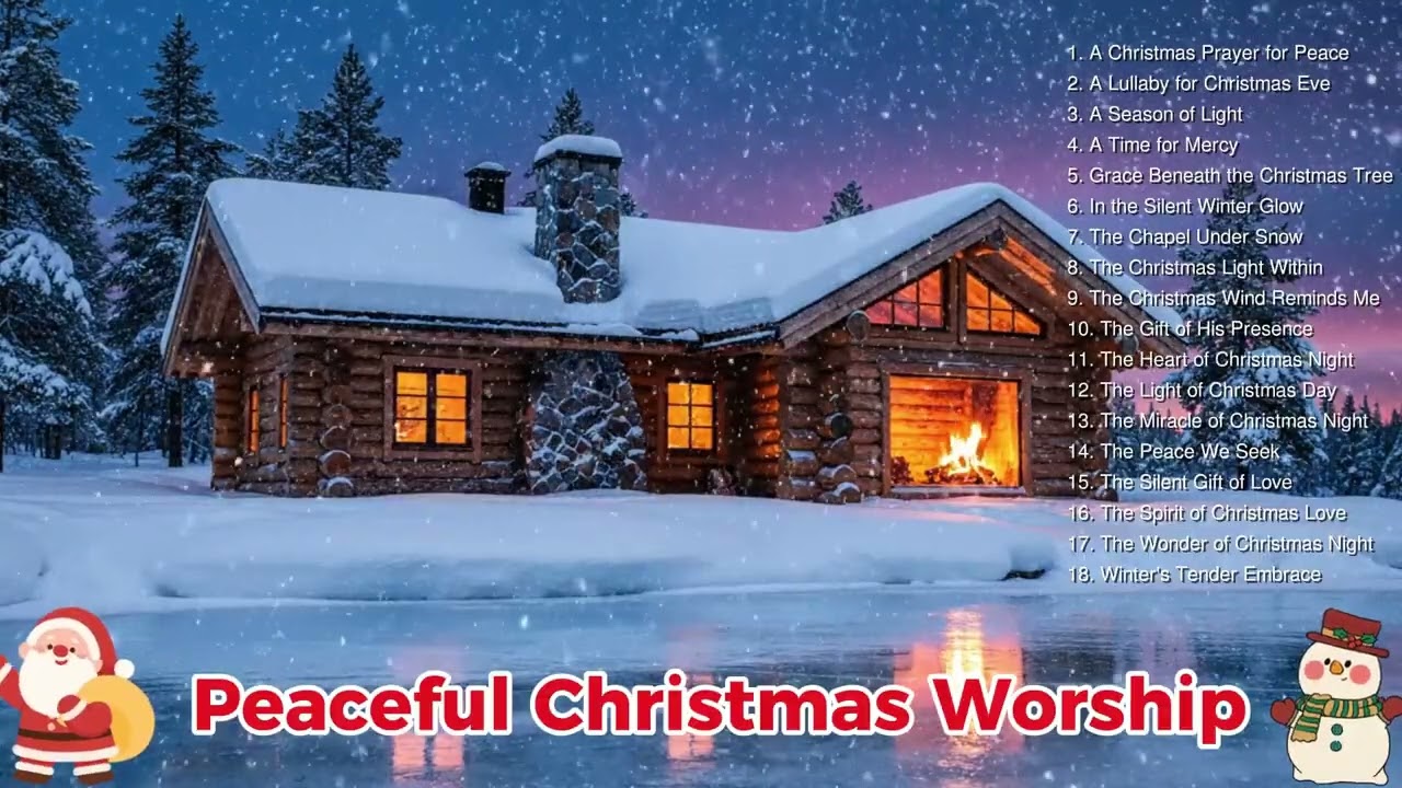 Peaceful Christmas Worship | Soft Hymns & Acoustic Vocals for Prayer & Relaxation