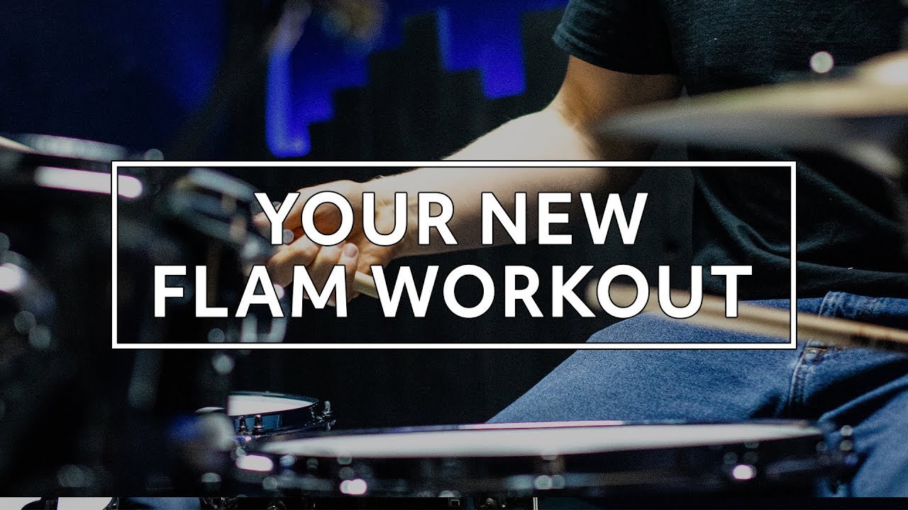 FLAM WORKOUT - Get faster hands with a swiss triplet and a flam tap!
