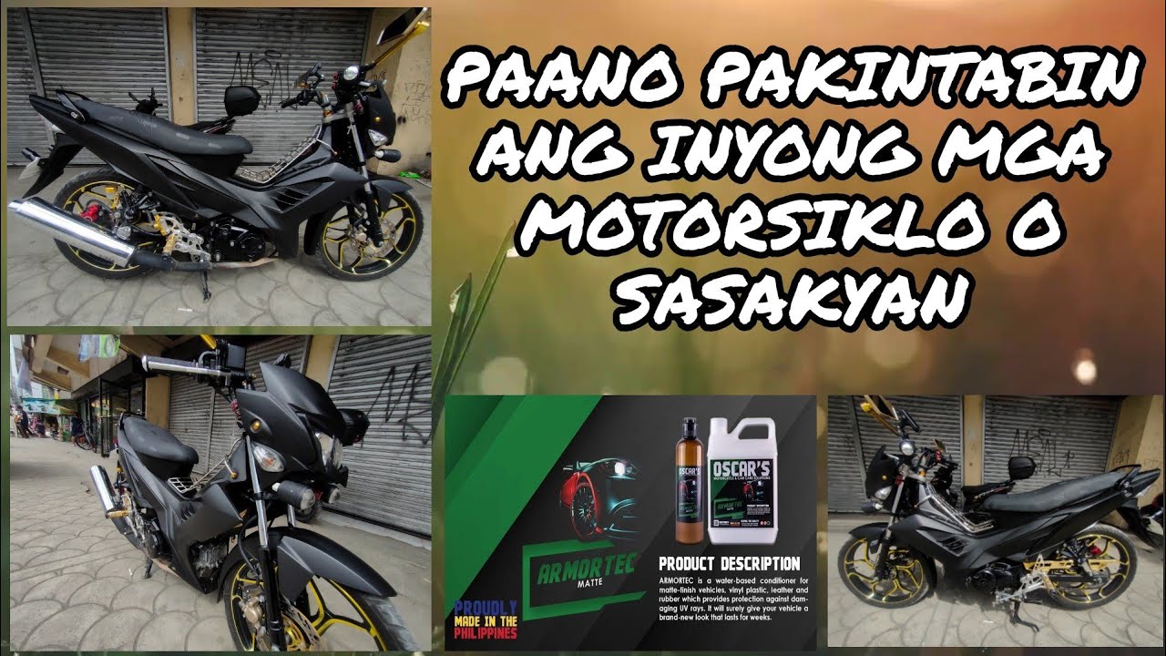 OSCAR'S ARMORTEC APPLICATION FOR MATTE FINISHED MOTORCYCLE