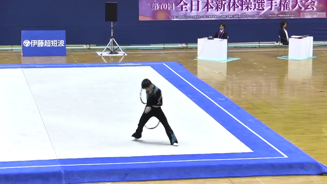 2017第70回全日本新体操選手権　永井直也（4種目）10月27・28日