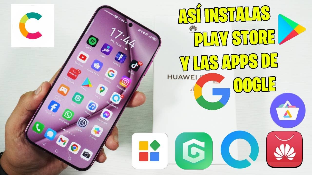 Cómo instalar Play Store y Aplicaciones de Google en HUAWEI PURA 70 - MicroG - 2024