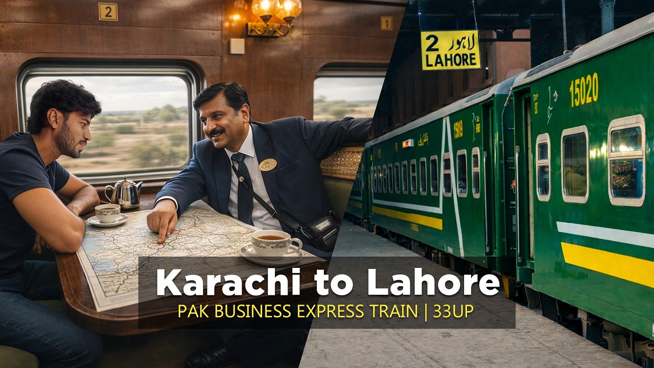 Karachi to Lahore Fast Travel | Pak Business Express 33UP | Bike Builty