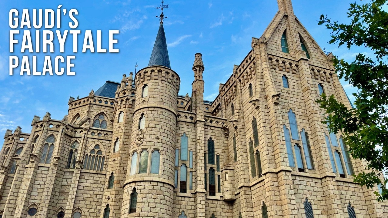 Summer Walking Tour in Astorga Spain |  Bustling Streets 4K
