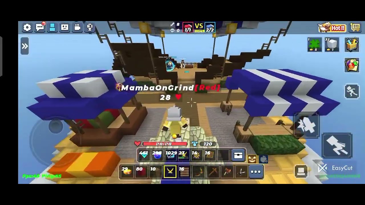 1v2 With edits #blockmango # play # gameplay #pro player