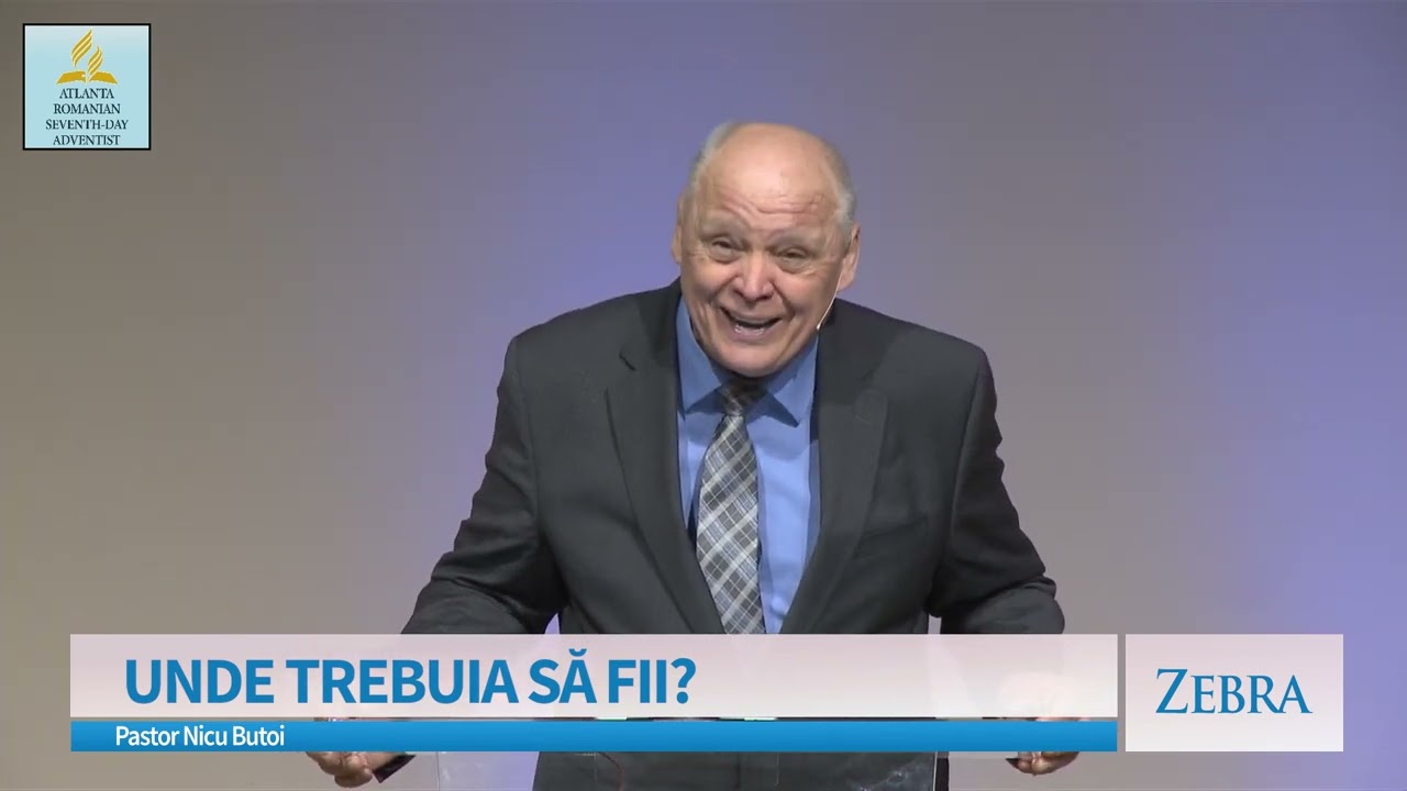 UNDE TREBUIE SA FII? - Zebra cu pastor Nicu Butoi