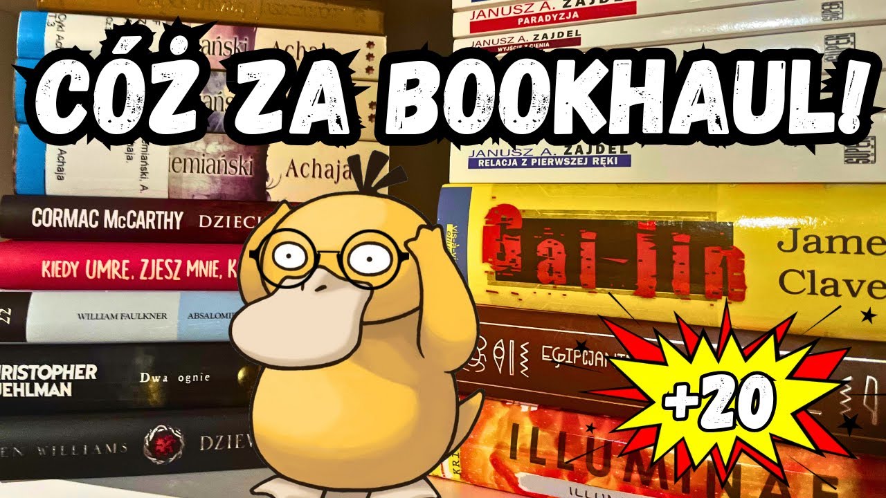KSIĄŻKI MAM, TO BOOKHAUL WAM DAM (+20 książek) 📘