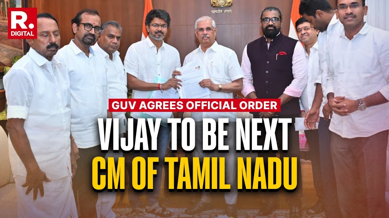 BREAKING: Vijay to be Next CM of Tamil Nadu, Official Order Agreed by Governor