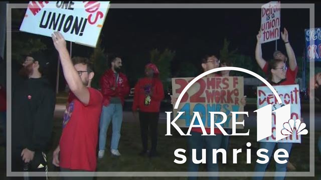 UAW strikes at 3 big auto plants