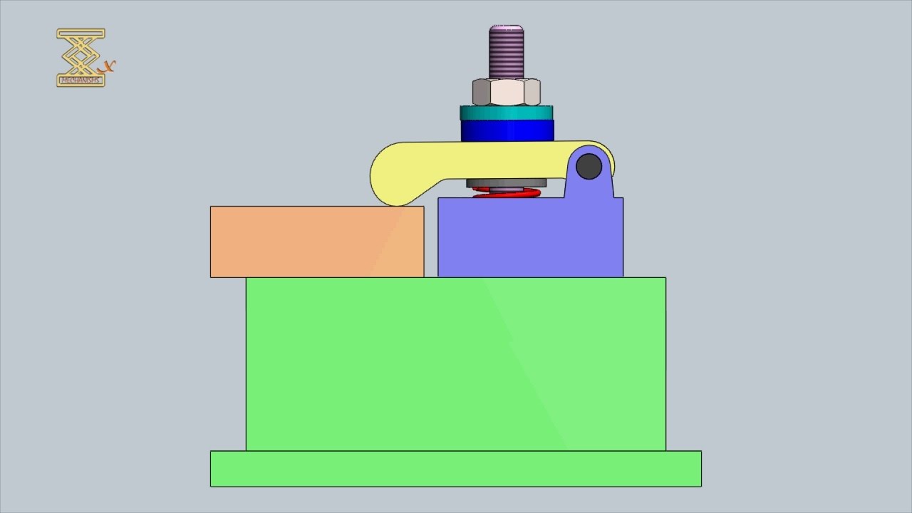 Lever Type Screw Actuated Clamp Mechanism 8