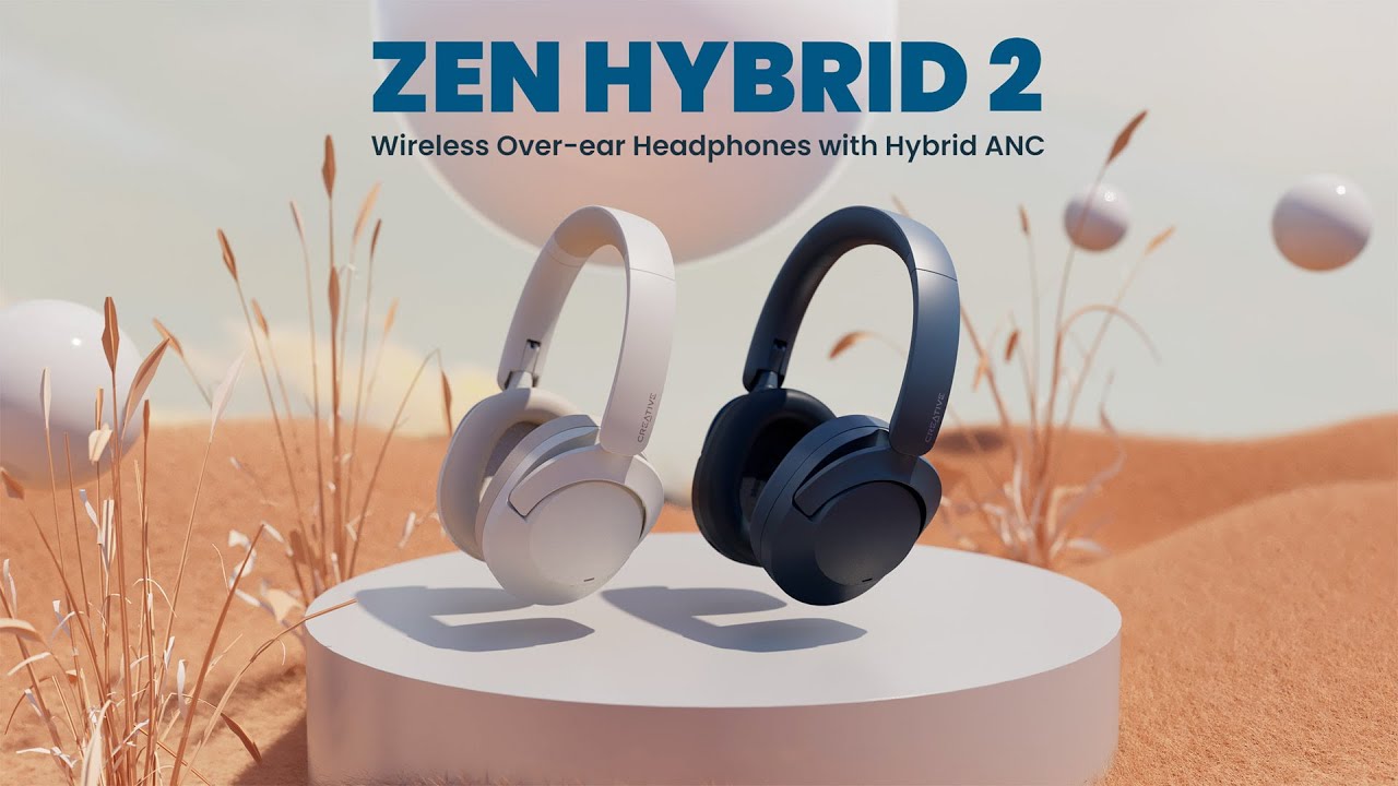 Creative Zen Hybrid 2 Wireless Over-ear Headphones with Hybrid ANC