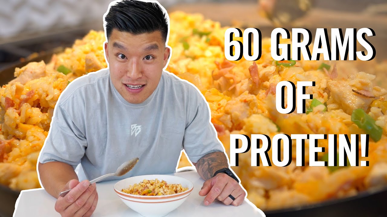 HIGH PROTEIN FRIED RICE IN 10 MIN!