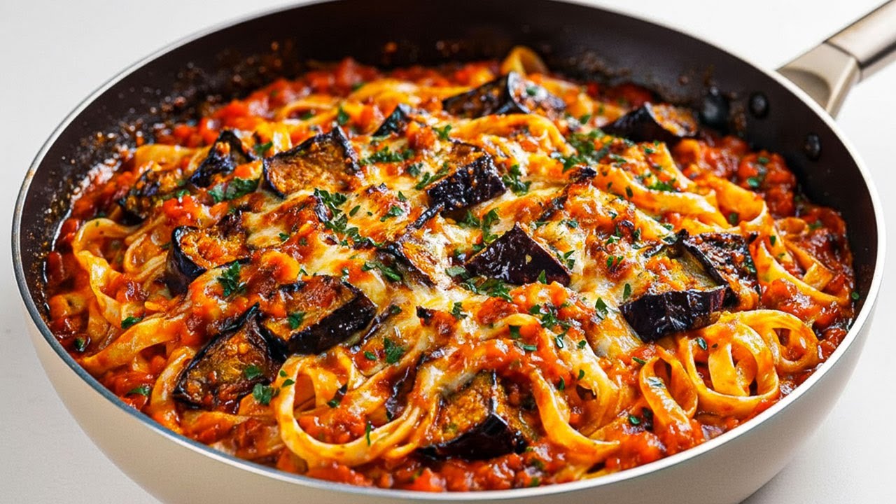 The eggplant that drives everyone crazy! The best eggplant recipe! Pasta with eggplants