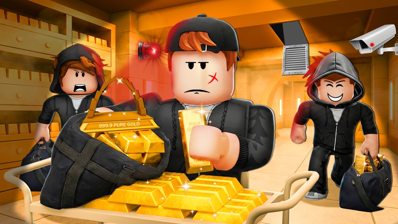 The GOLD HEIST Of Brookhaven RP..
