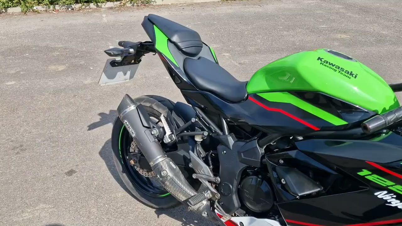 ARROW EXHAUST ON 2021 KAWASAKI NINJA 125