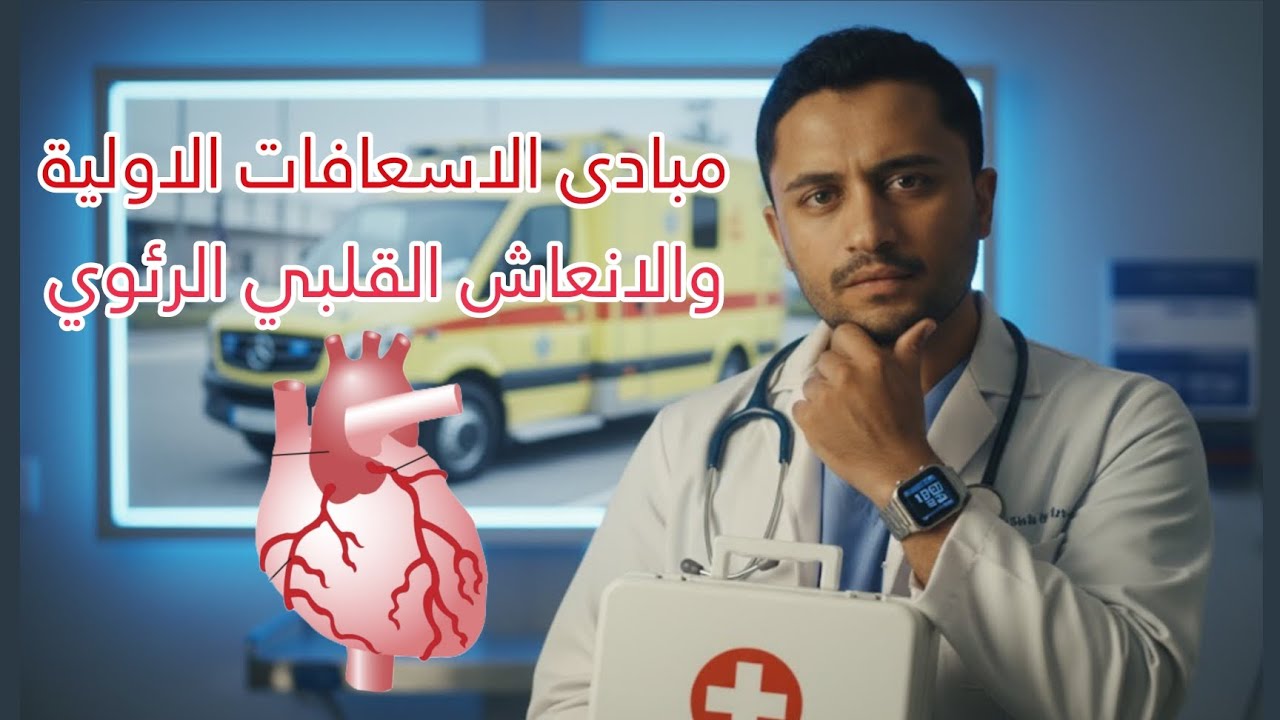 شاهد🤩مبادى الاسعافات الاولية  والانعاش القلبي الرئوي الحلقة كاملة د/حمزة البدوي