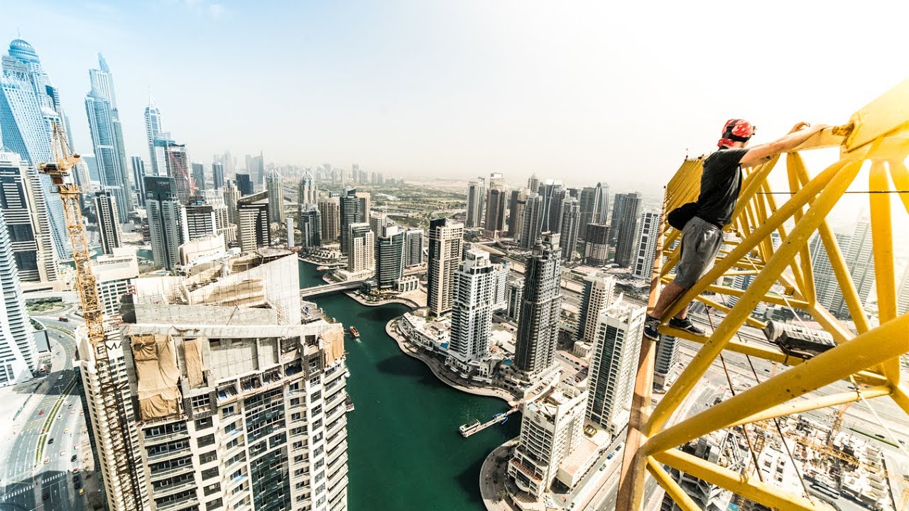 WEJŚCIE NA 230m DŹWIG W DUBAJU // PureX Dubai