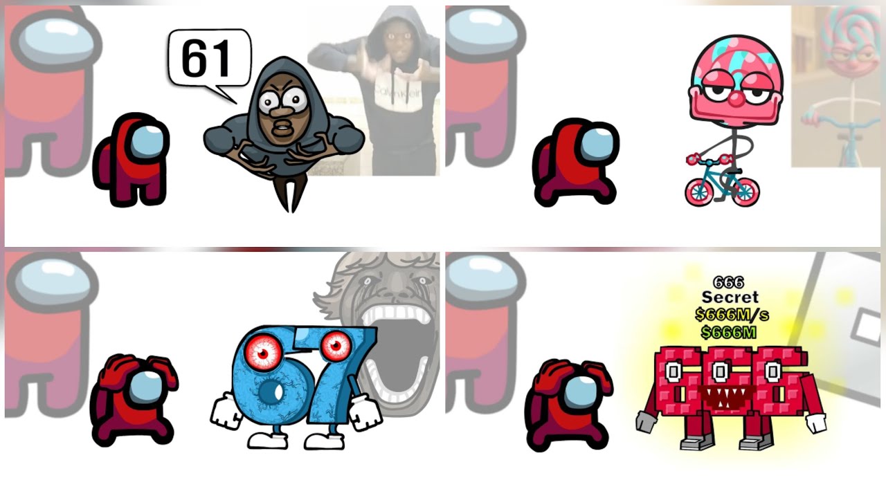 Mini Crewmate Kills Steal a Brainrot Characters | Among Us