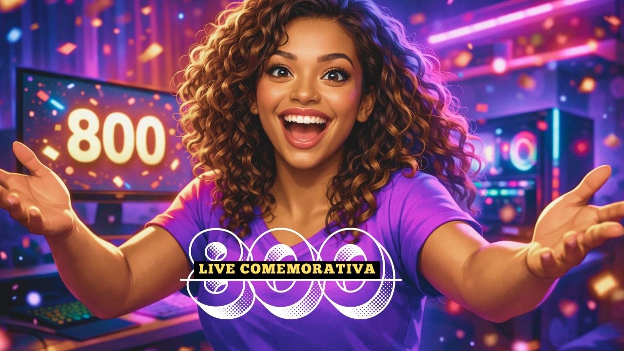 LIVE ESPECIAL – 800 PESSOAS INCRÍVEIS AQUI!!!