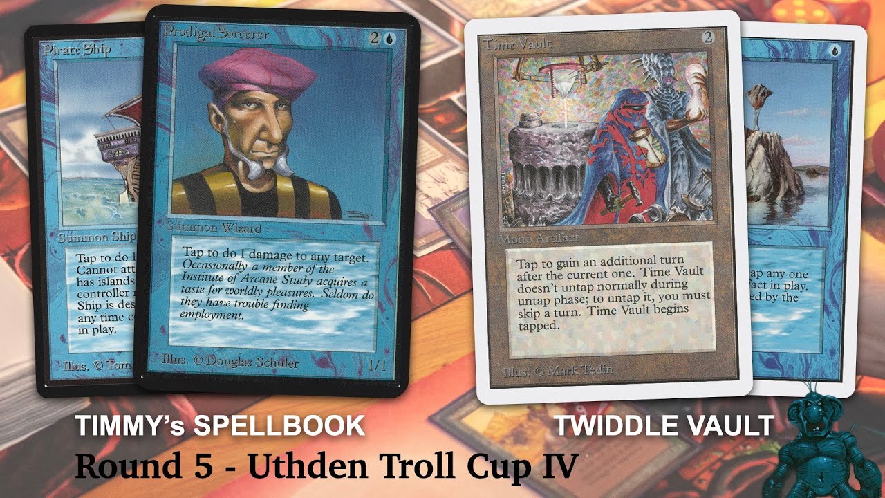 Книга заклинаний Тимми (синяя) против Twiddle Vault (RUGb), 5-й раунд Кубка троллей Утдена IV | O...