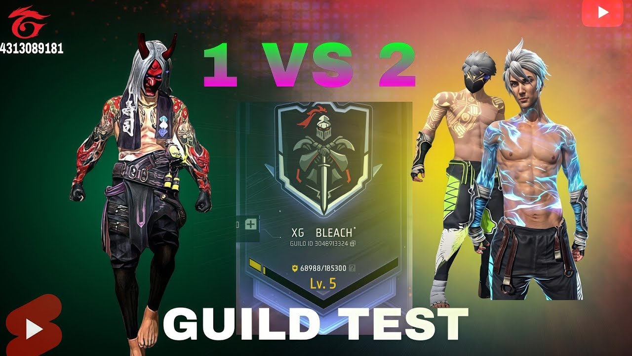 1 vs 2 guild test 💀 Custom Room Play with Subs! ⚔️ Join Now!