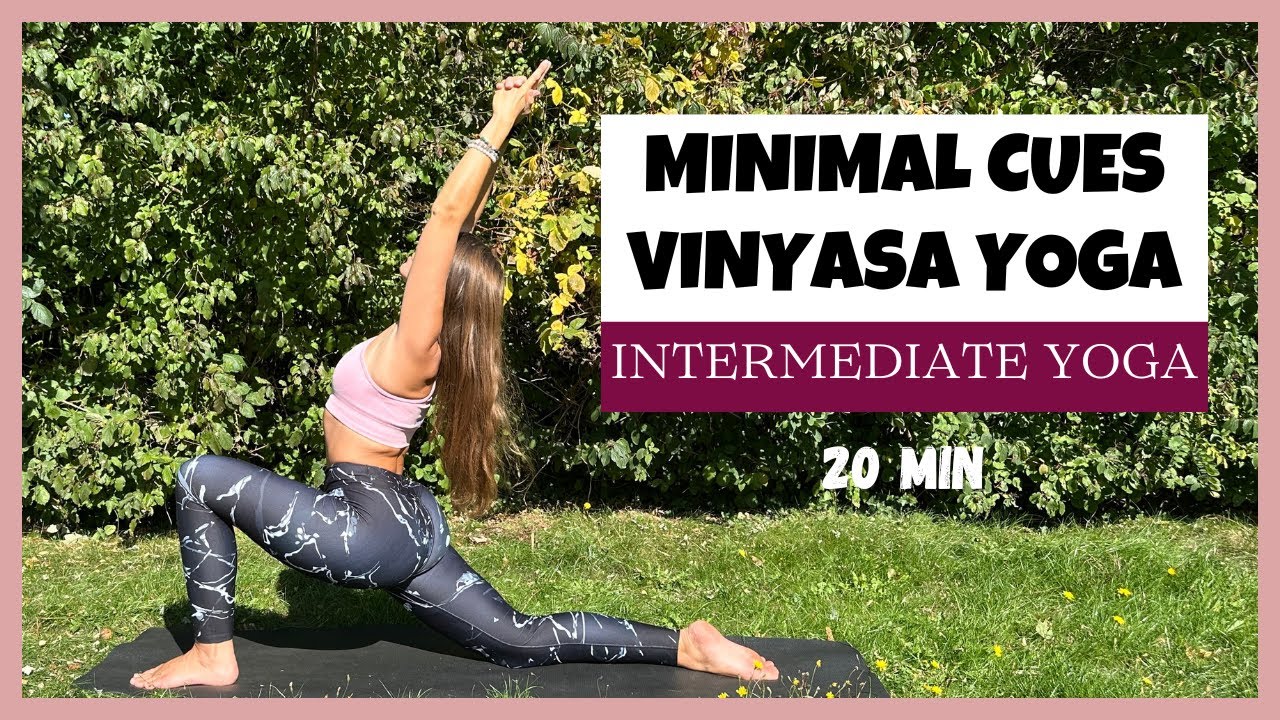 20 min Minimal Cues Vinyasa Yoga Flow | Intermediate Slow Flow Yoga