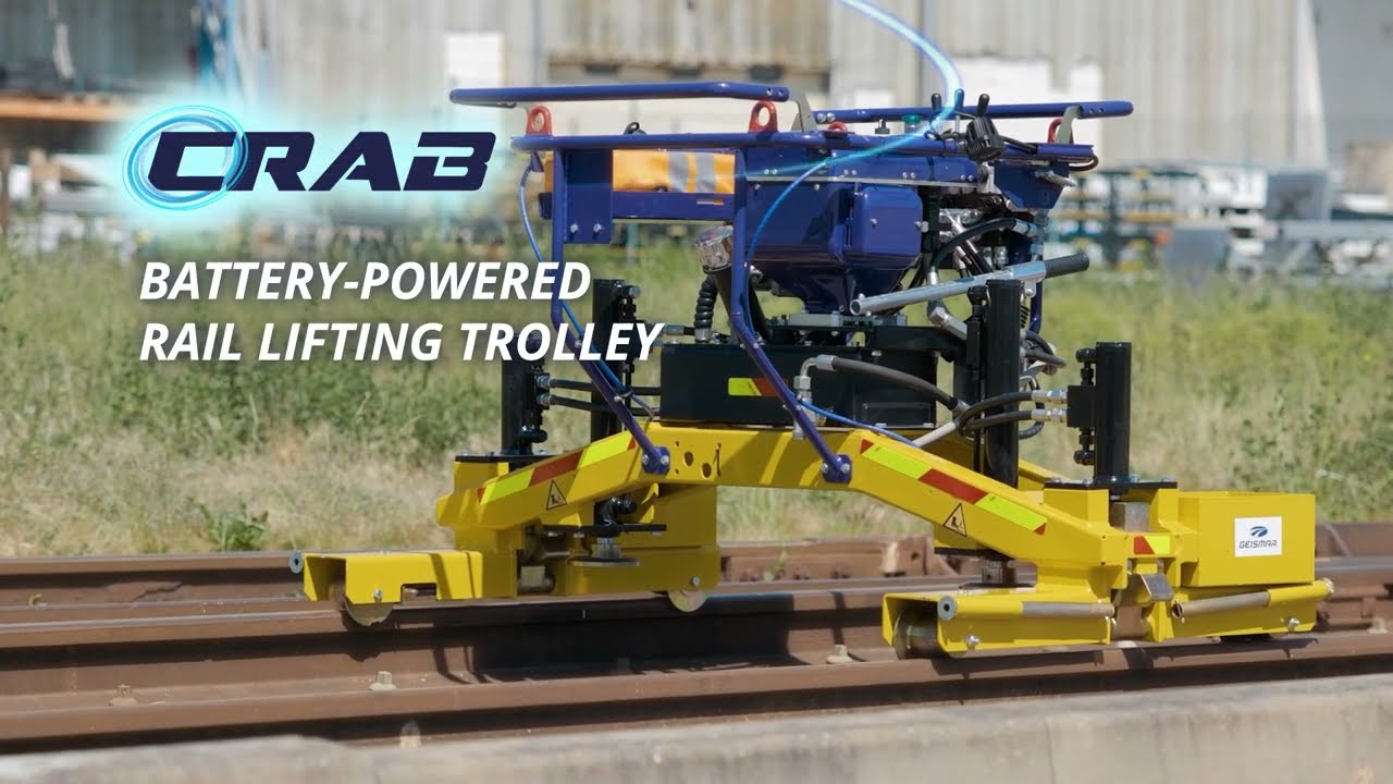 Crab - Activion battery-powered rail lifting trolley | Geismar