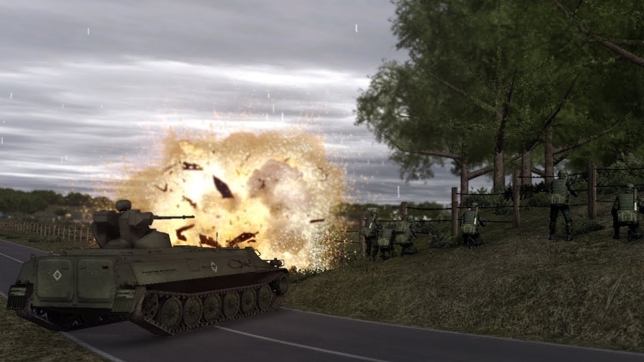 ТЯЖЕЛЫЙ БОЙ ПОД КИЕВОМ ! В Игре про Современную Войну Combat Mission Black Sea