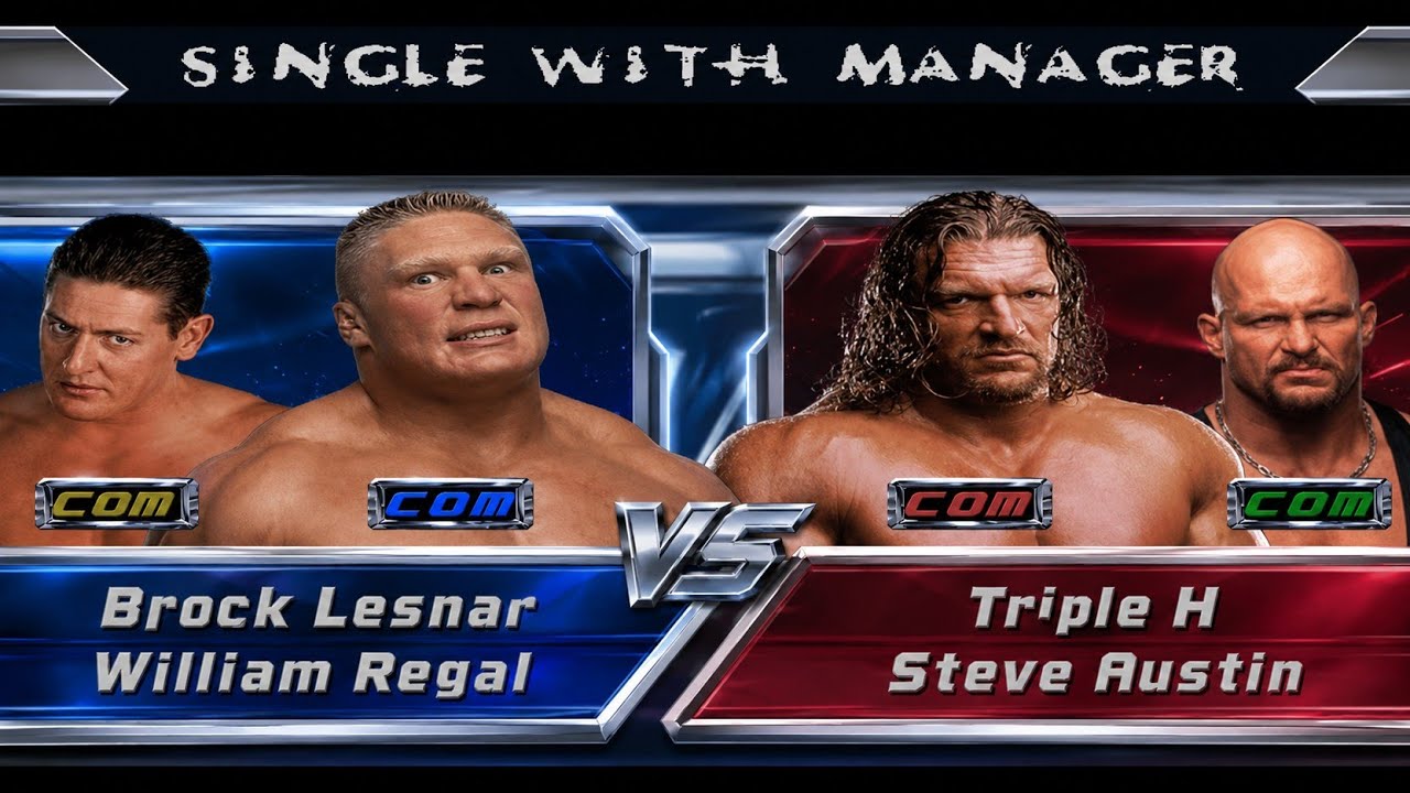 Brock Lesnar VS Triple H | SmackDown! Shut Your Mouth!
