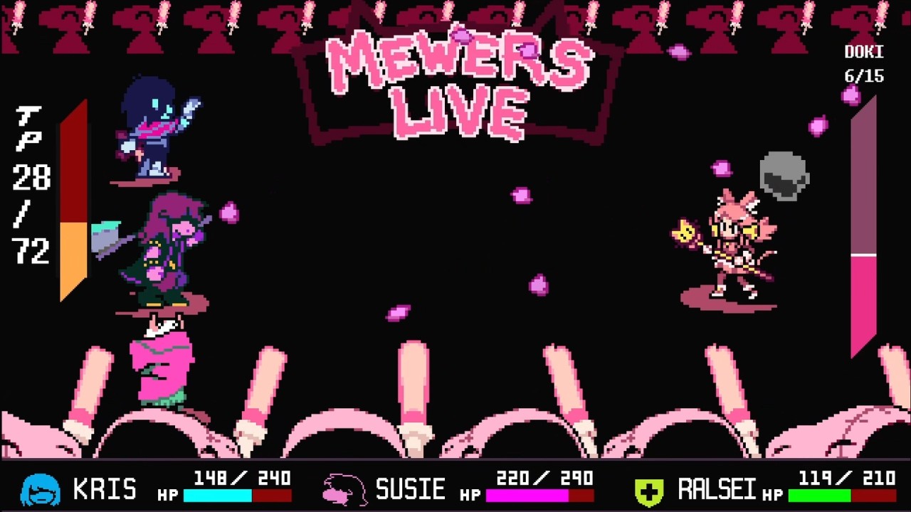Deltarune Chapter 5 - Pink Boss Fight Pacifist (Secret Boss)