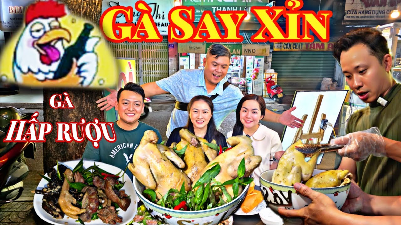 GÀ SAY XỈN (Gà Hấp Rượu) Có 1 0 2 Tân Phú | Võ Sư Lộc Đãi Vợ Chồng Anh Lễ 