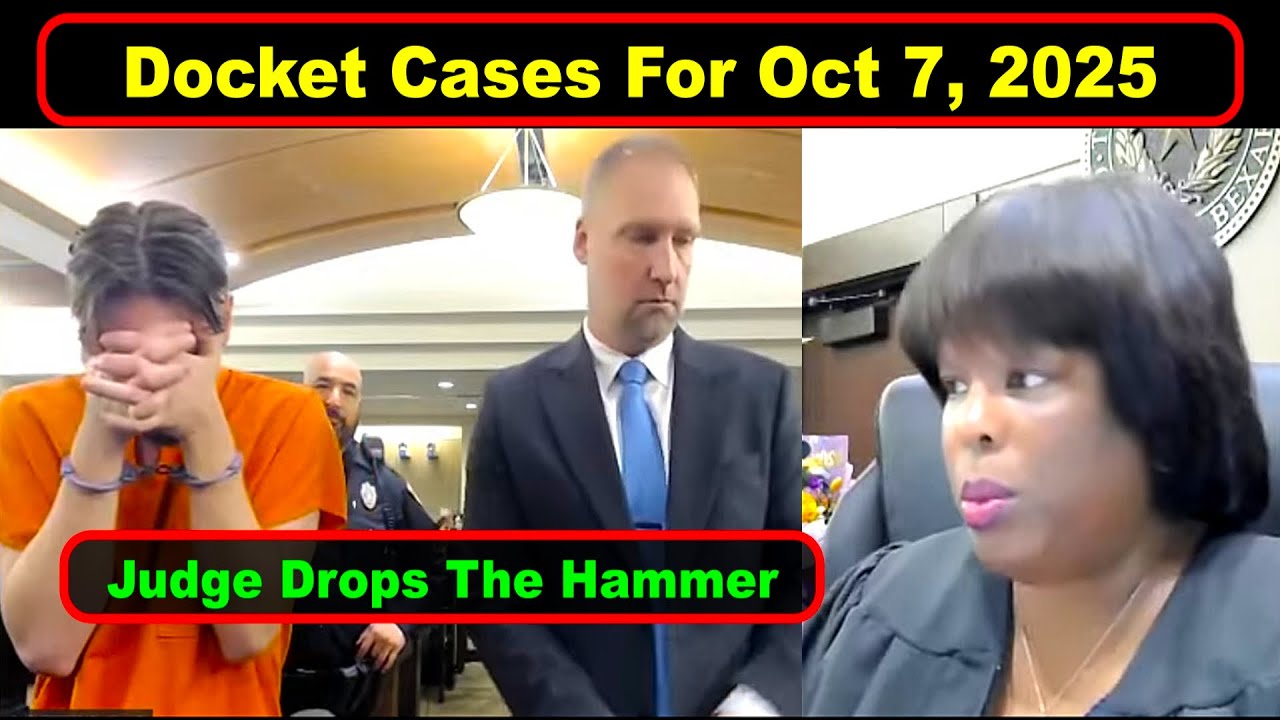 Judge Boyd's Docket From Oct 7th, 2025  - Vikky's Court Watch