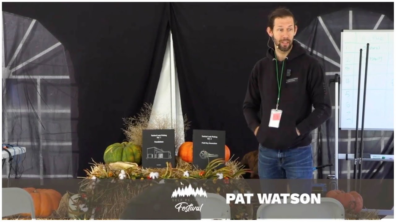 Pat Watson - Lock Picking Q&A - Self Reliance Festival - October 14-15, 2024. Camden TN.