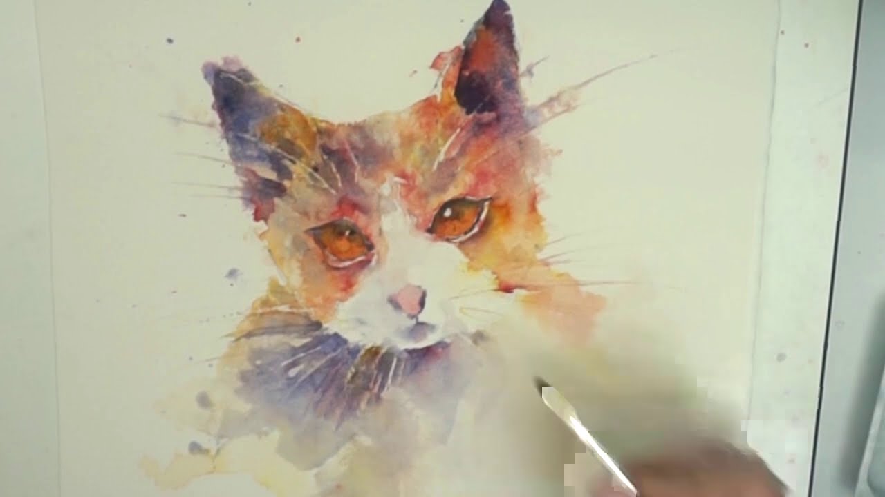 Watercolour Kitten with Joanne Boon Thomas
