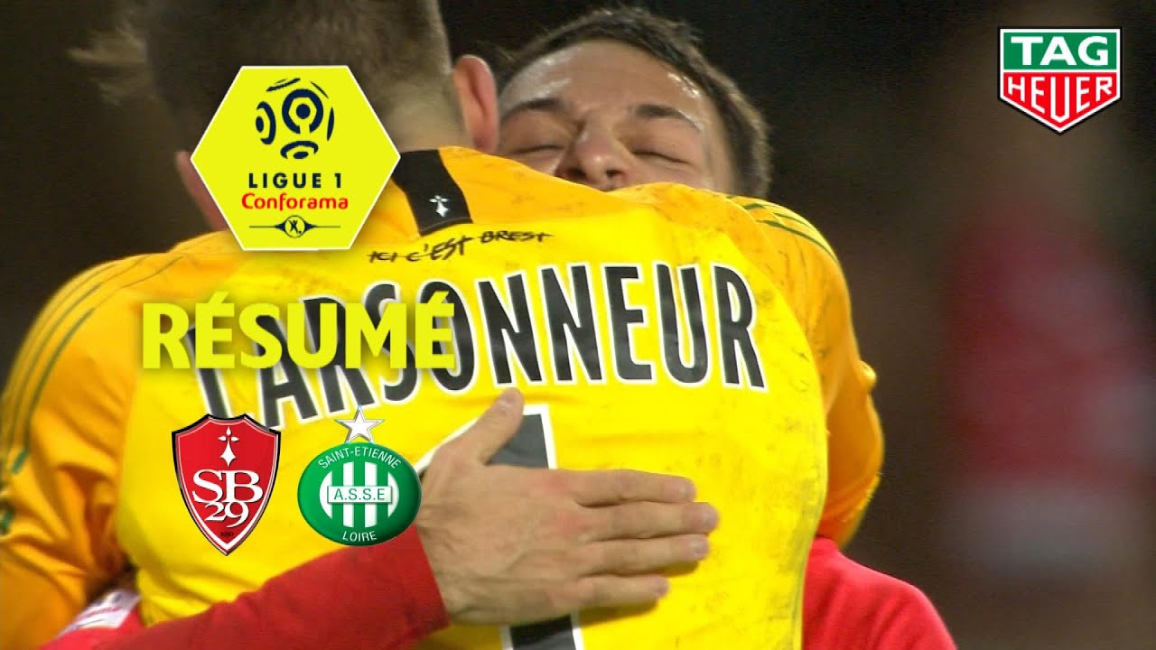 Stade Brestois 29 - AS Saint-Etienne ( 3-2 ) - Résumé - (BREST - ASSE) / 2019-20