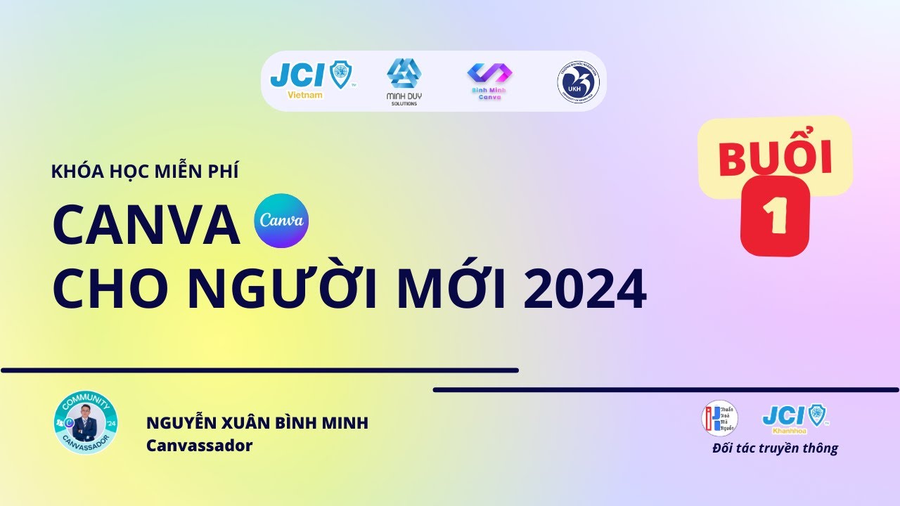 Canva cho người mới 2024 - Buổi 1 | Bình Minh Canva