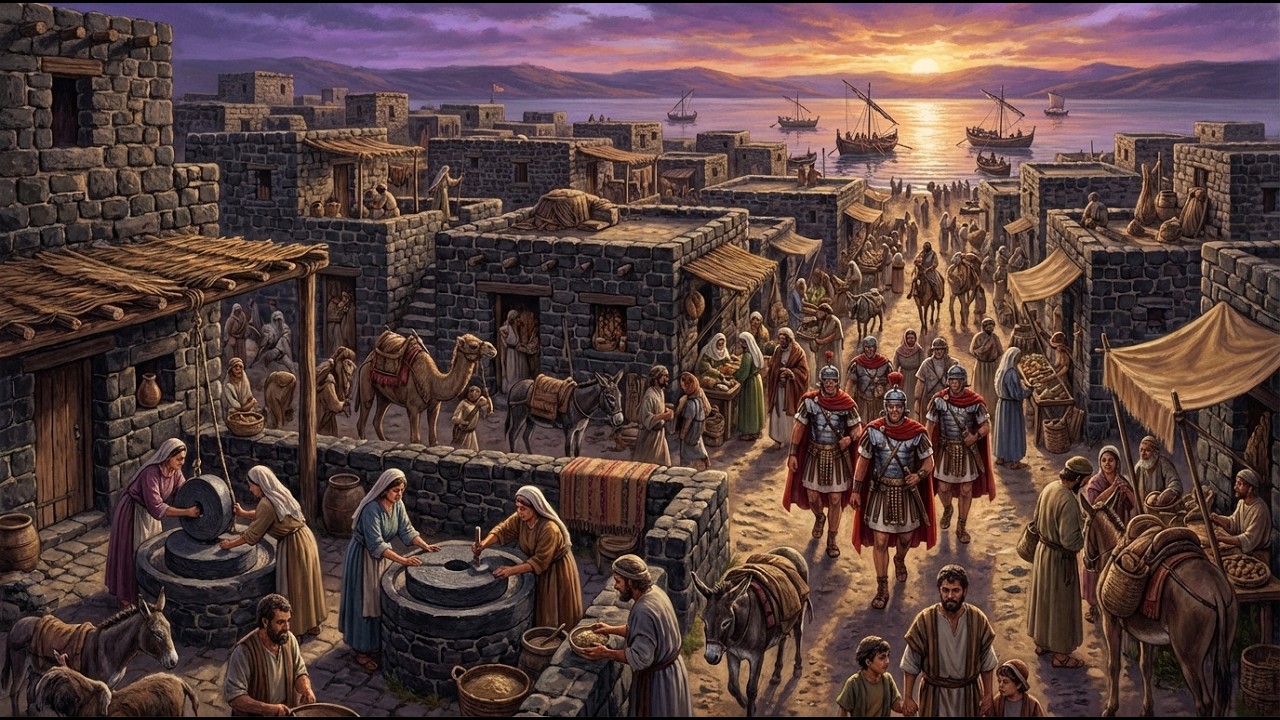 Life in Capernaum: Daily life in the time of Jesus - The mystery of the black houses