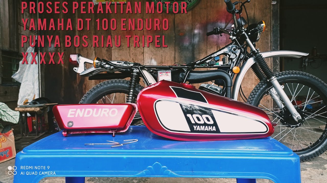 DETAILING| Proses Perakitan YAMAHA DT100 jadi seperti motor baru