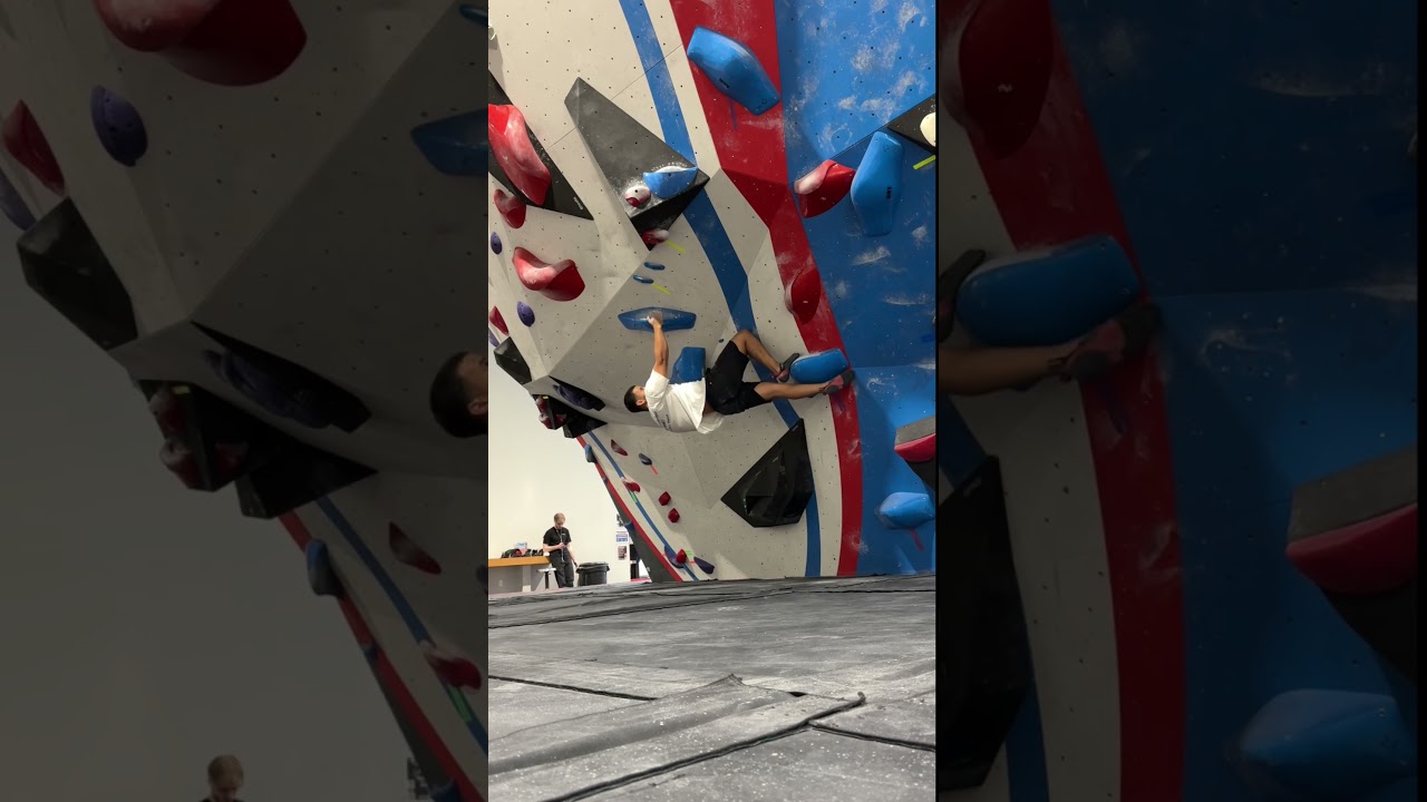 Comp set-1  Fabio- 0                          #bouldering #climbing #rockclimbing #viral