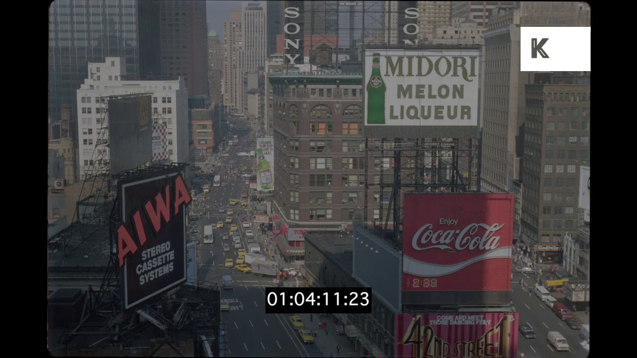 1980s Times Square, New York City, 35mm