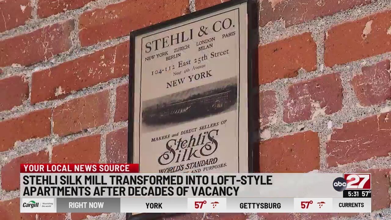 Stehli Silk Mill transformed into loft-style apartments after decades of vacancy