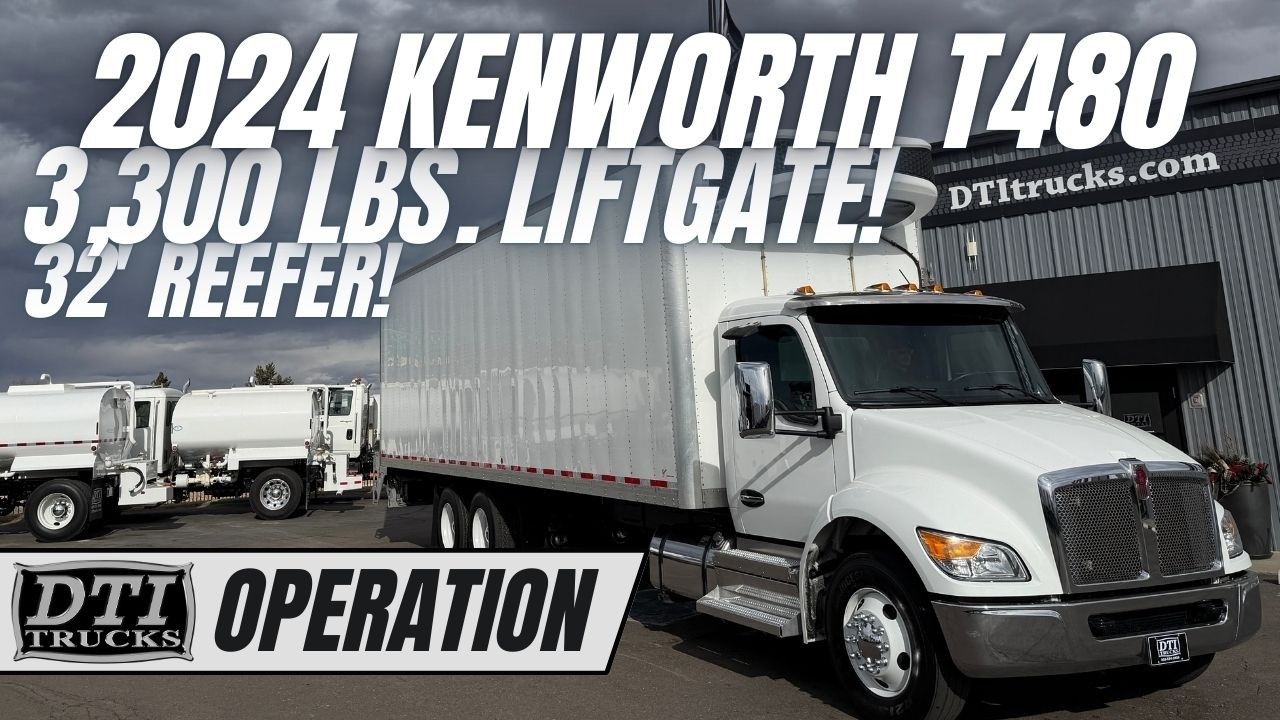 2024 Kenworth T480 Refrigerated 32' Box Truck!